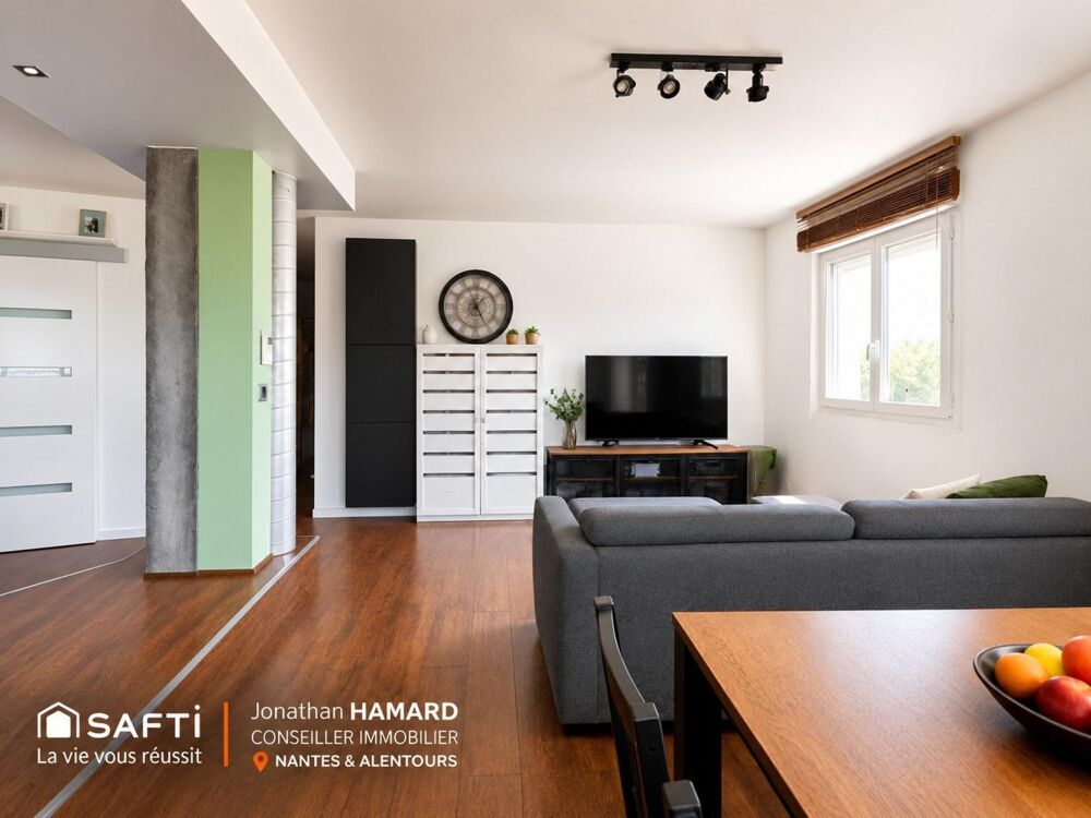 Vente Appartement Nantes Beaulieu - Entre ville et nature, un dernier étage baigné de lumière Nantes