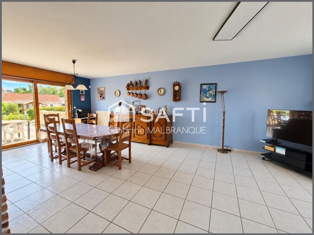 Vente Maison Maison individuelle de PLAIN-PIED 125 m2 _4 chambres -sous sol complet Haisnes