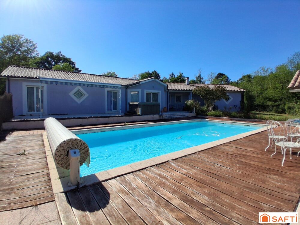 Maison 171m2, 5 chambres, piscine, jacuzzi, garage