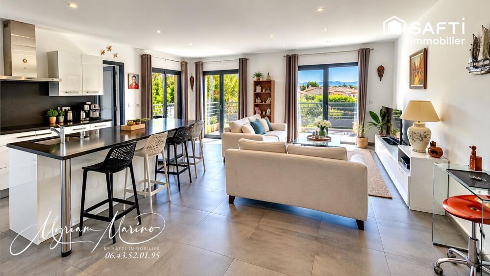 Vente Maison Fréjus – Maison contemporaine 5 pièces, piscine, 4 chambres, plein Sud Frejus