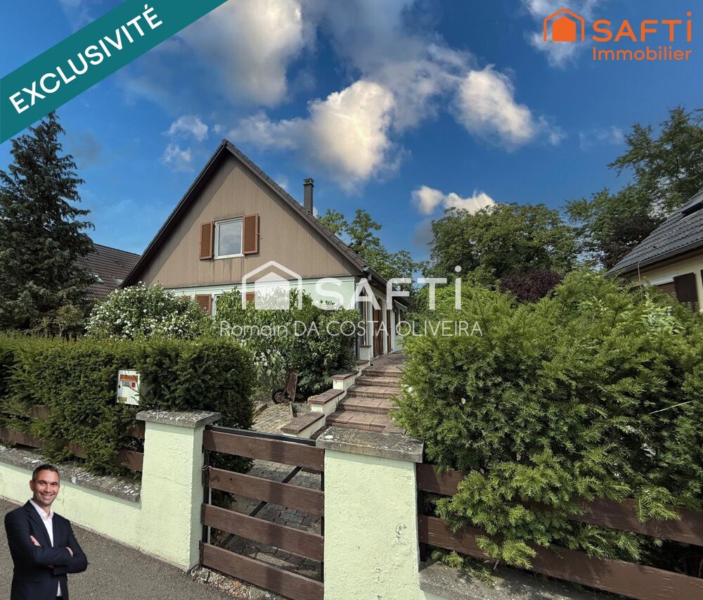 Superbe maison de 124m² habitables disposant de 5 chambres, un sous-sol, le tout est implanté sur 4,33 ares !