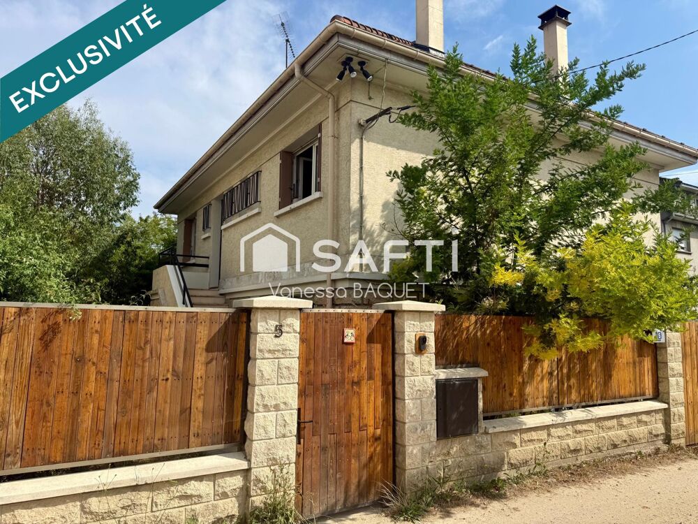 Maison 4 pièces de 95 m² habitables, 3 chambres + combles aménageables, 12 minutes de la gare