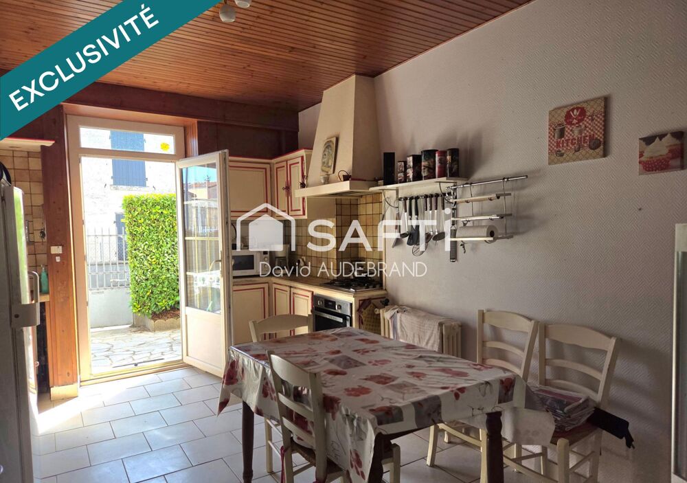 Vente Maison Maison de bourg 3 chambres avec cour et garage Saint-maxire