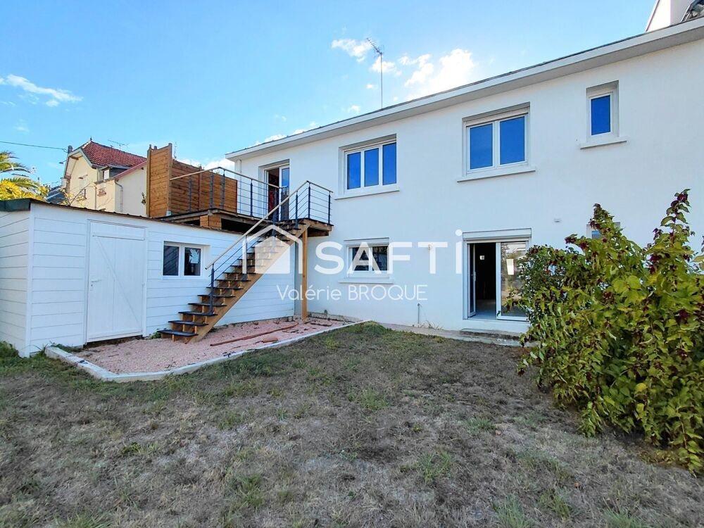 Maison rénovée deux chambres sur sous-sol total