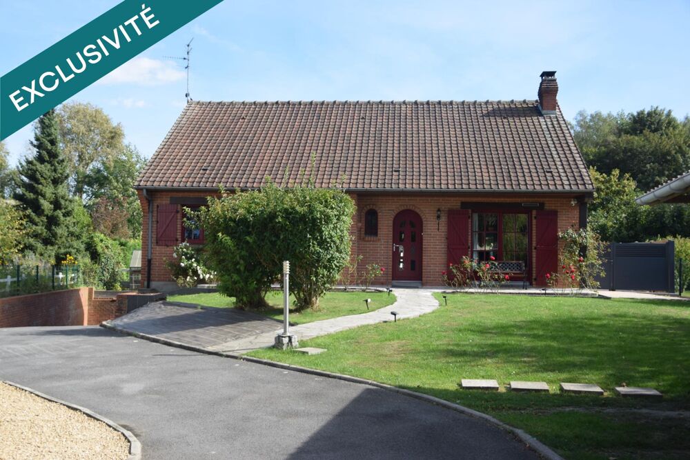 Vente Maison Pavillon individuel brique 4chambres semi plain pied. Aniche