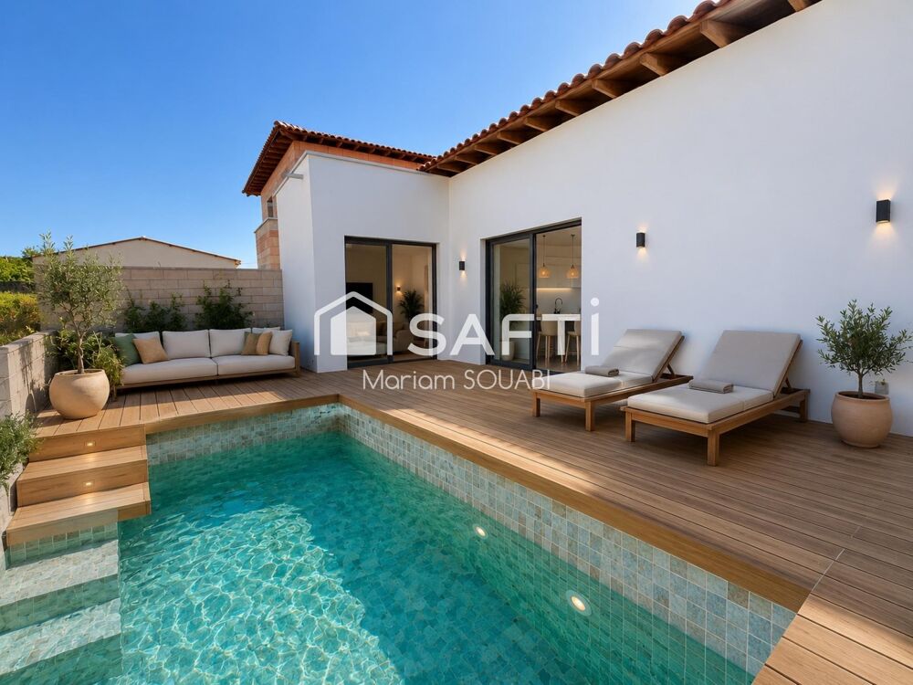 Vente Maison Villa neuve 91m² Parcelle 574m², Garage , Piscine Pezenas