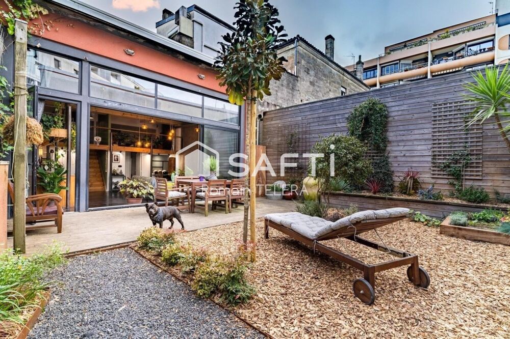 Vente Appartement Chartrons : Loft en duplex de 105 m² (95 m² carrez + 10 habitables), avec un grand jardin - véritable havre de paix Bordeaux