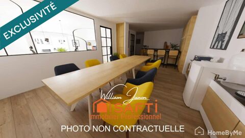 Ensemble immobilier pro : bureaux + local 149000 42700 Firminy