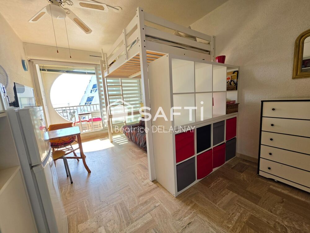 Vente Appartement STUDIO T1 VUE MER, CELLIER, AVEC ASCENSEUR La grande-motte