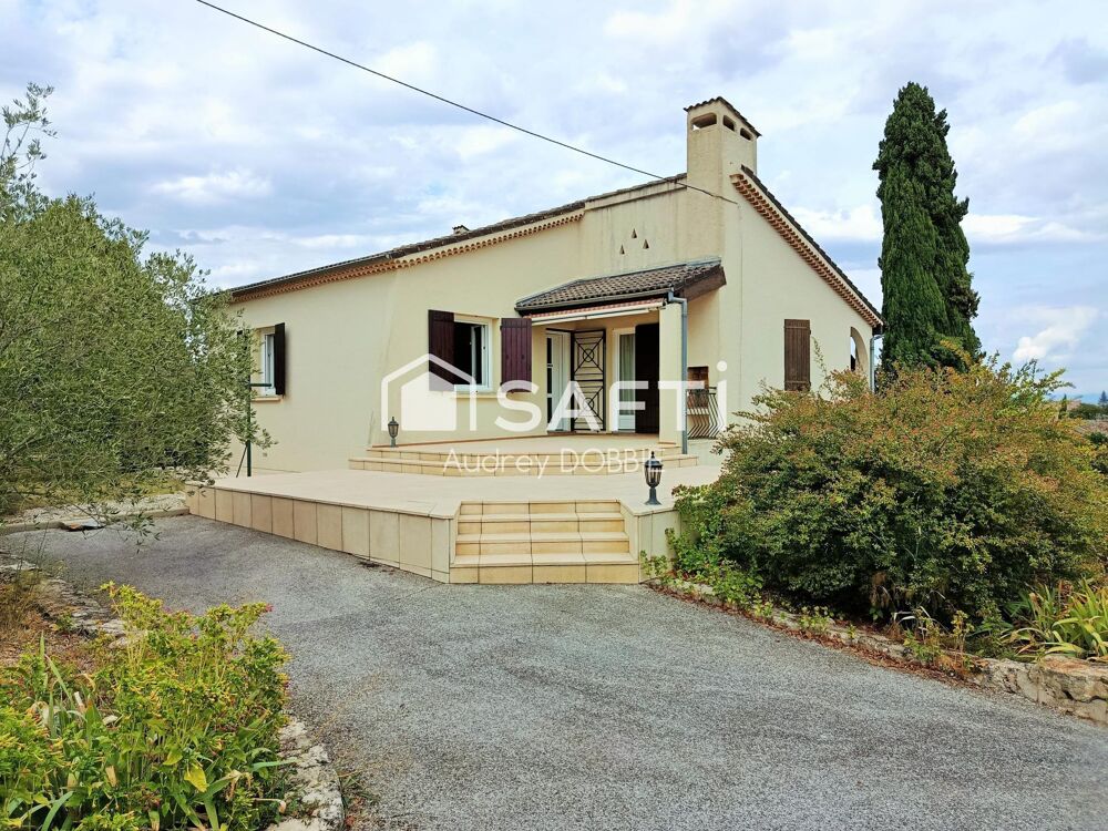 Vente Maison 07230 Lablachere : Villa de 110m2 sur 1530m2 de terrain plat Lablachere