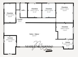  Maison à vendre 7 pièces 153 m²