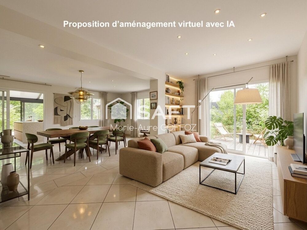 Villa évolutive au calme, 4 ch, 2 cuisines, garage