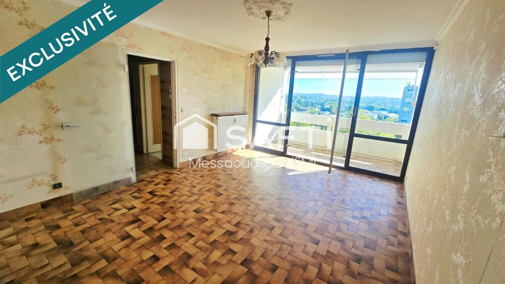 Grand T5 99 m²  4 chambres, loggia et vue dégagée