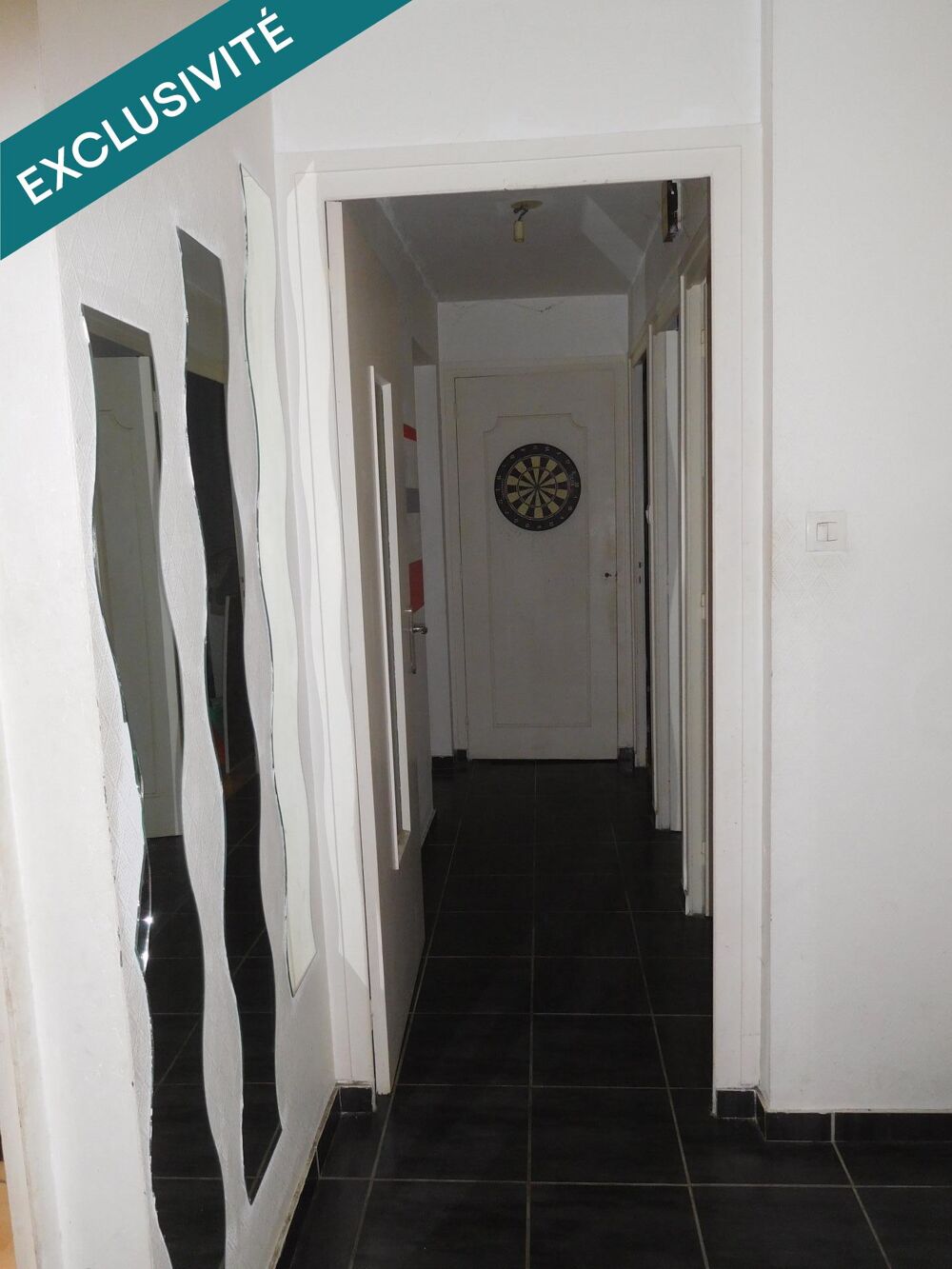 Appartement T4, 1er étage, 80 m2, 3 Chambres, 2 Balcons, Garage, Parking, Cave, Grenier,