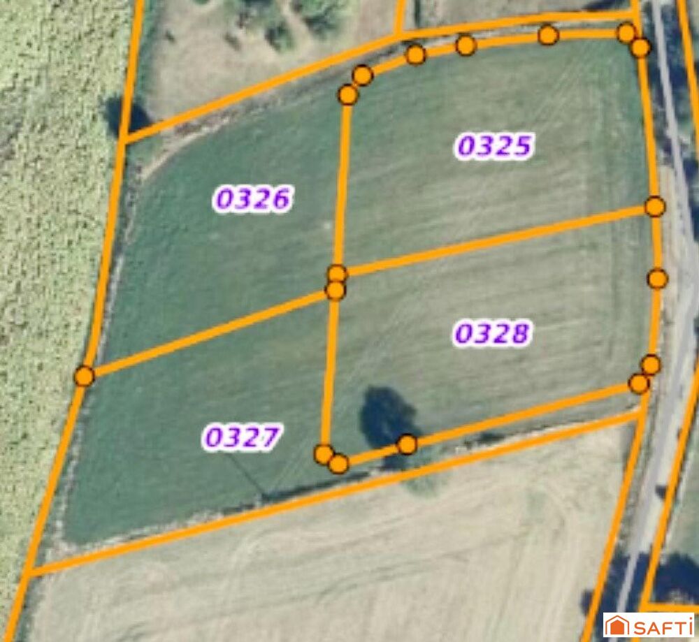 Vente Terrain 4 parcelles de terrains à bâtir de 2500 m2 chacun La fermete