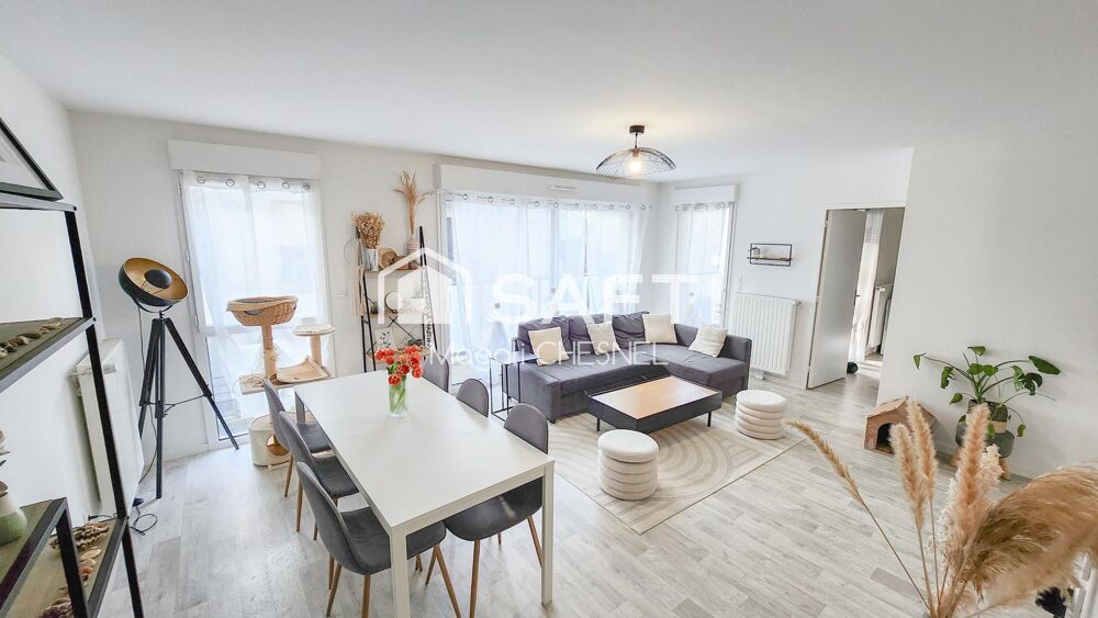 Vente Appartement Montgermont – T3 récent de 74 m², lumineux, avec loggia et parking privatif. Montgermont