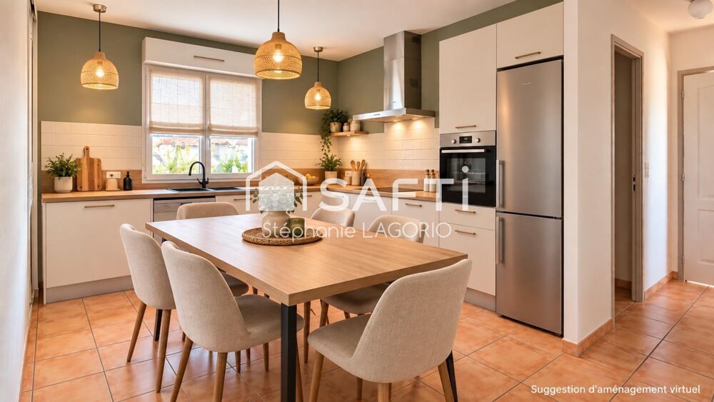 MAISON T3  60 M²  TERRASSE, JARDIN ET GARAGE