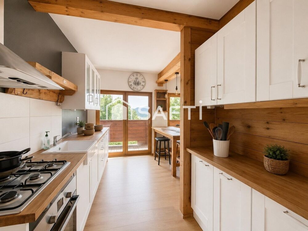 Vente Appartement T4 dans un chalet de montagne avec jardin (environ 300m2) sur une parcelle de 7 687m2, à 5 minutes en voiture du centre. Villard-de-lans