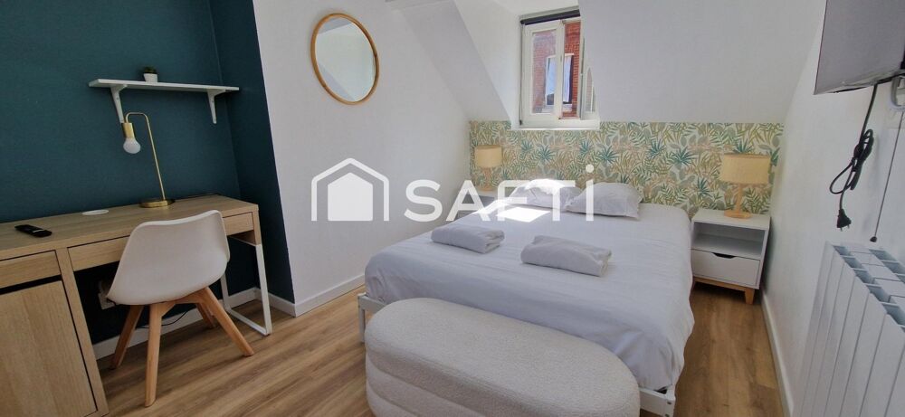 maison atypique en bonne état de 42m², 2 chambres, 2 salles d'eau, 2 toilettes,