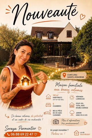  Maison à vendre 8 pièces 141 m²