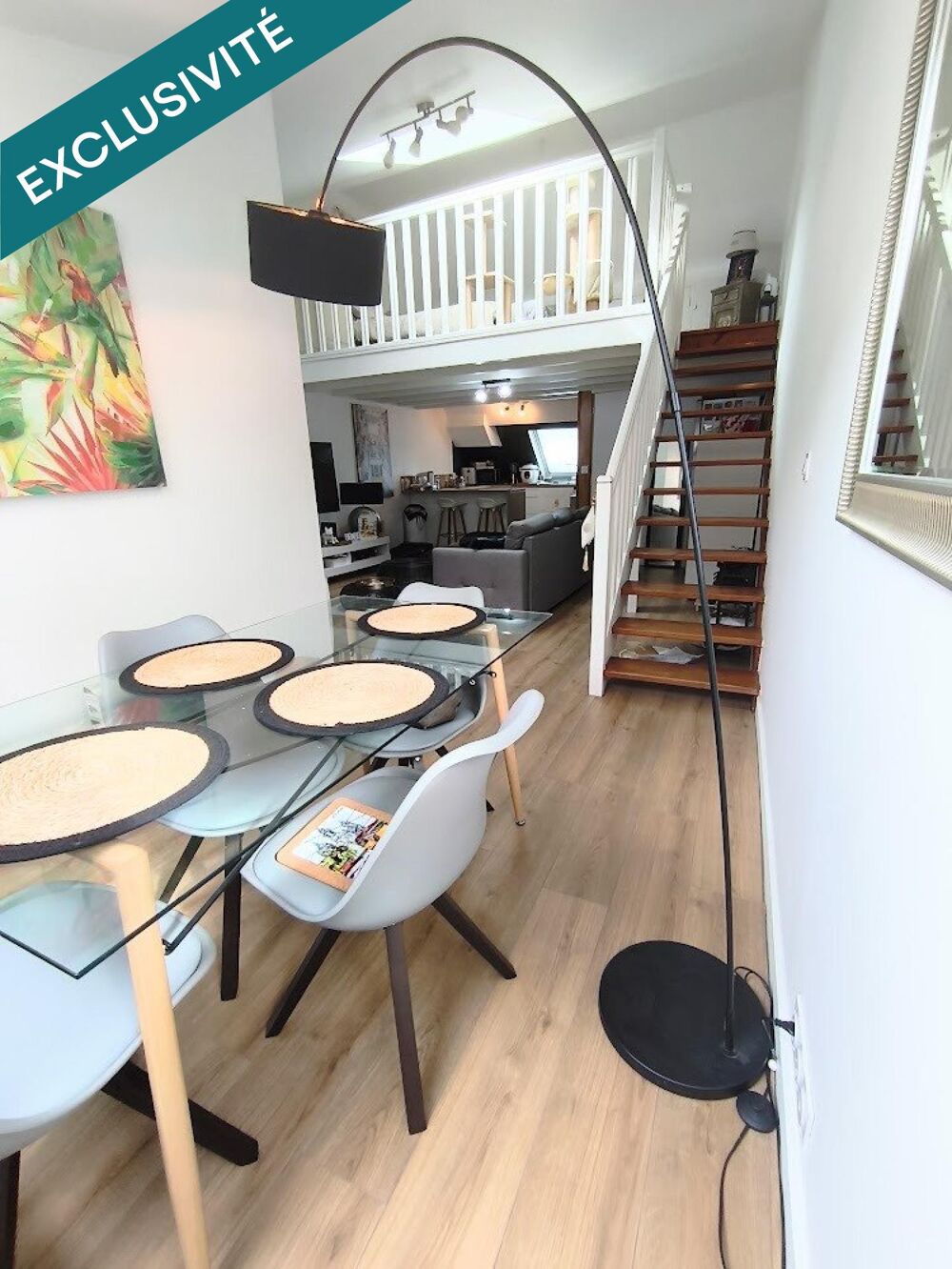 Vente Appartement Concarneau, proche de toutes les commodités, duplex, refait à neuf, grande cave carrelée Concarneau