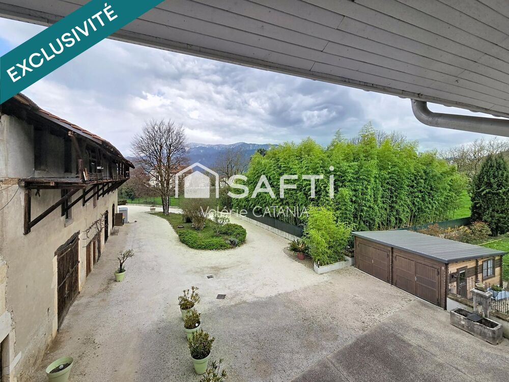 Vente Maison Tullins - Maison mitoyenne de 120m² habitables avec grand garage, cour. Tullins
