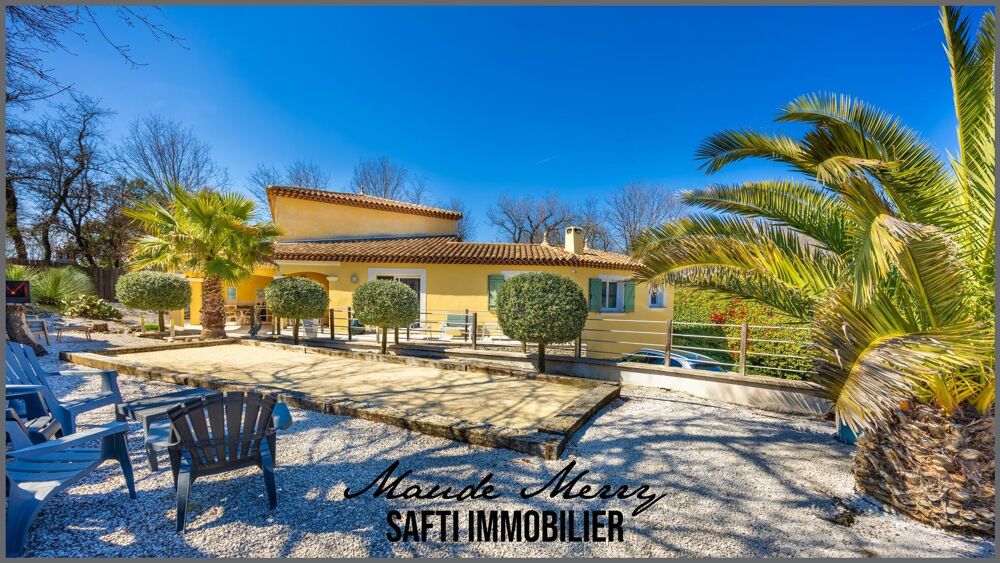 Vente Maison Aucuns travaux à prévoir - parfaitement entretenue - villa 170 m2 habitables - 4 chambres dont une suite parentale de plain-pied Forcalqueiret