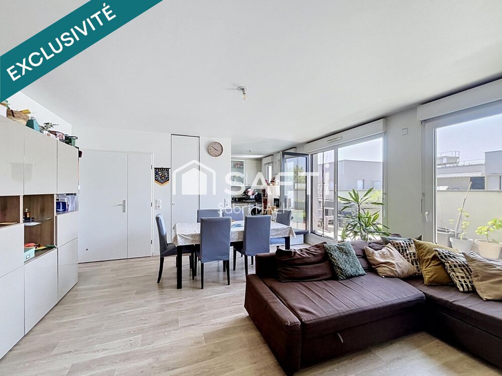 Appartement 4 pièces de 79 m² avec exceptionnelle terrasse de 54 m²  Dernier étage