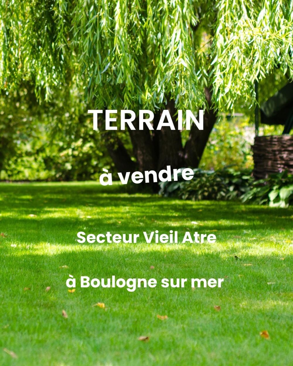 Vente Terrain Terrain constructible – secteur Vieil Âtre Boulogne-sur-mer