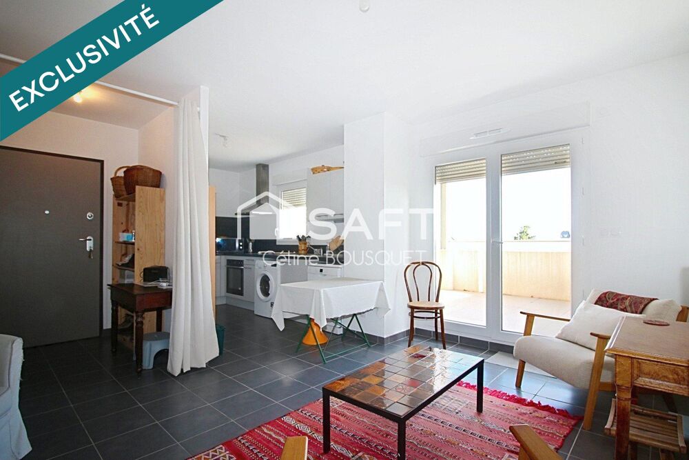 Bel appartement P2 de 47 m2, terrasse et parking