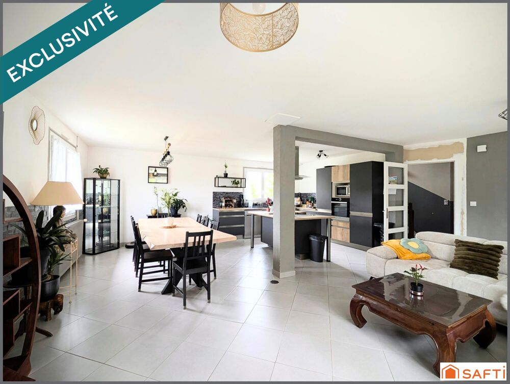 Maison 150 m² + appartement 70m²  Terrain 2 000 m²  St-Laurent-en-Grandvaux