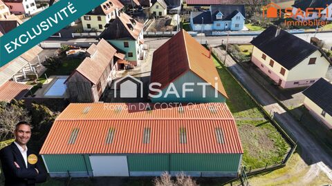 Hangar de stockage de 287m&sup2; au sol, le tout sur 8,90 ares ! 229900 67600 Bindernheim