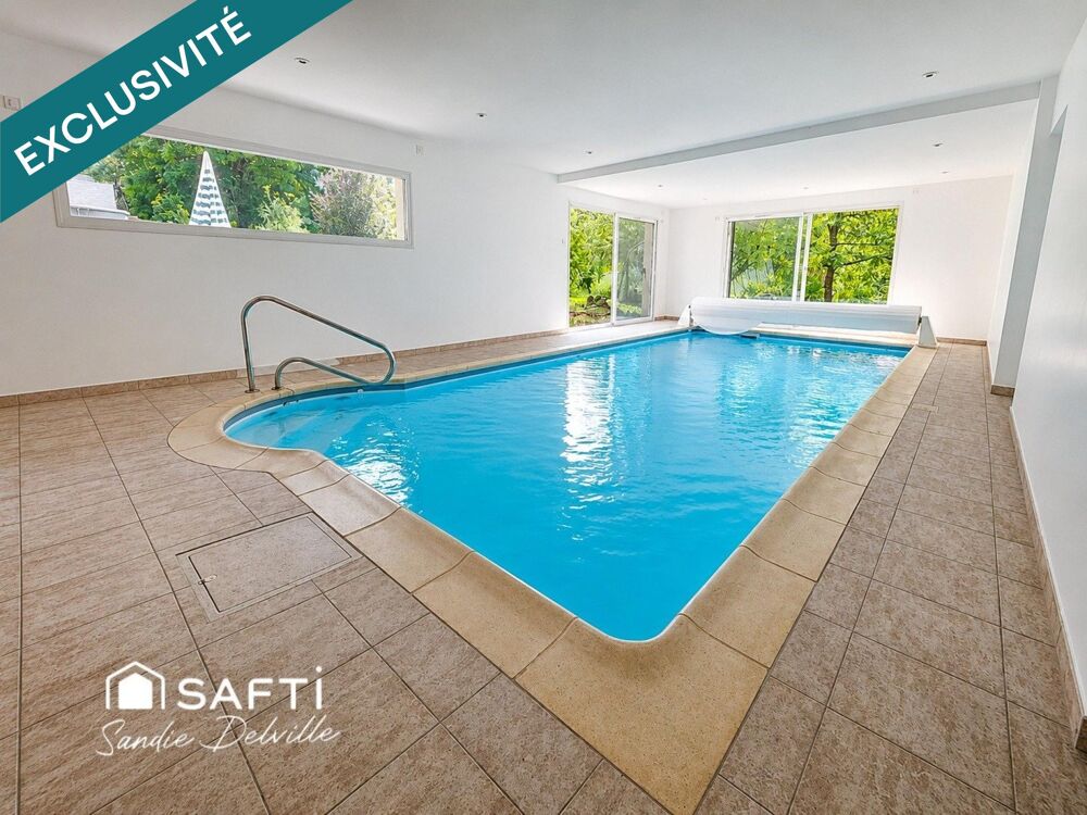 Vente Maison Pavillon 193m²- 6p- 4ch- piscine- 4589m²- sous-sol total Mauperthuis