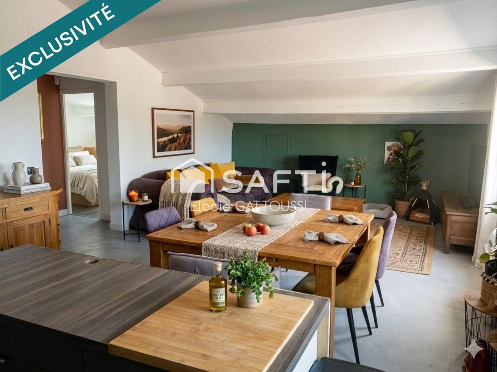 Vente Appartement 126 m² au sol sous les toits : du volume, du caractère et une vraie personnalité Villeneuve-les-maguelone