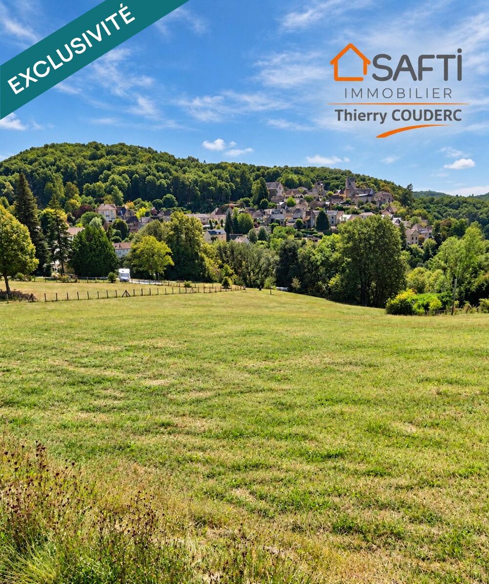 Vente Terrain Beau terrain de 4275 m² avec vue dégagée. Carlux