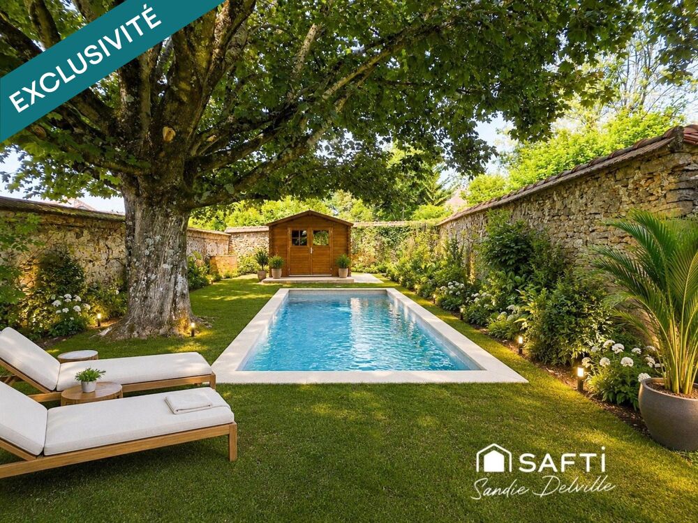 Vente Maison Pavillon 170m²- centre-ville- 5 pièces- 3 ch - garage Vaux-le-pénil