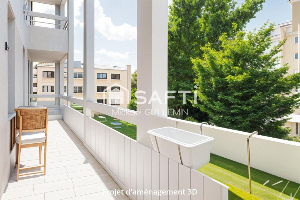 Appartement 3 pcs + balcon et parking