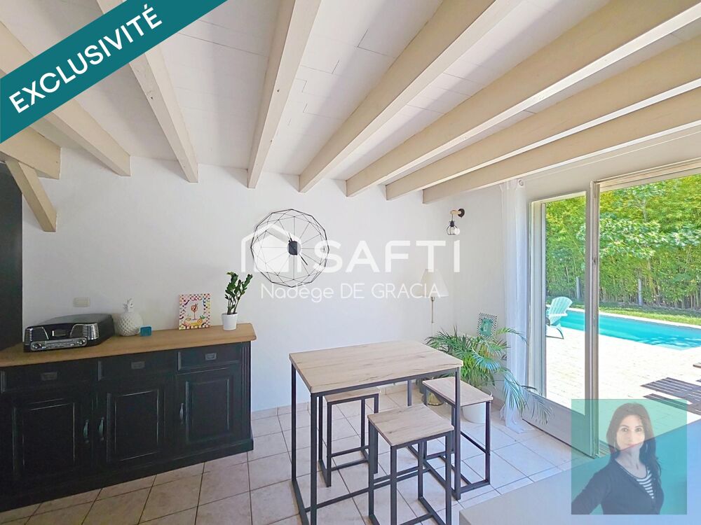 Vente Maison Maison T6 144 m2 avec piscine & garage centre Baziege Baziege