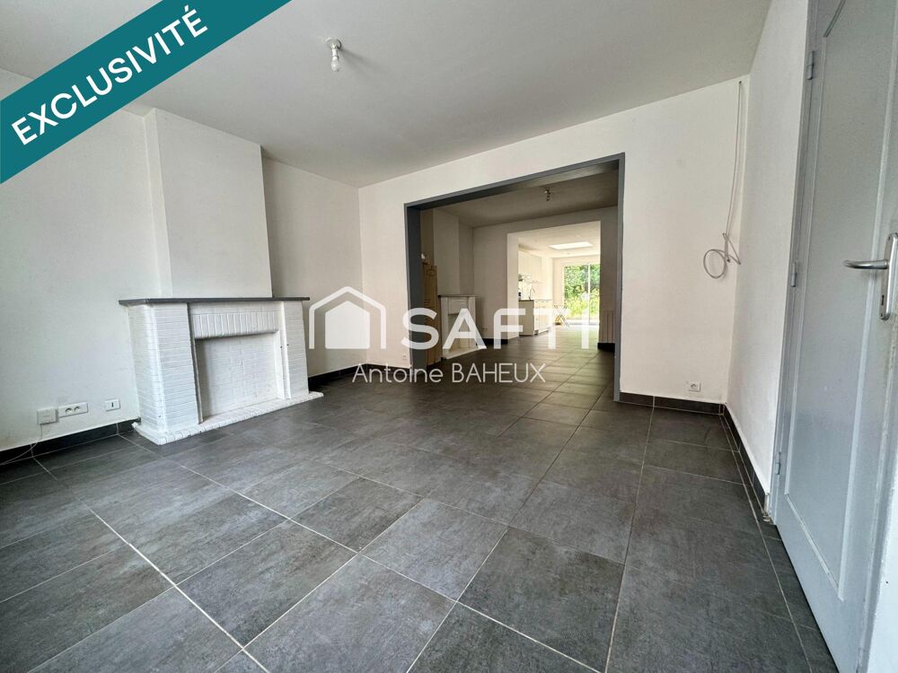 Maison, 3 Chambres, grand jardin sans vis à vis