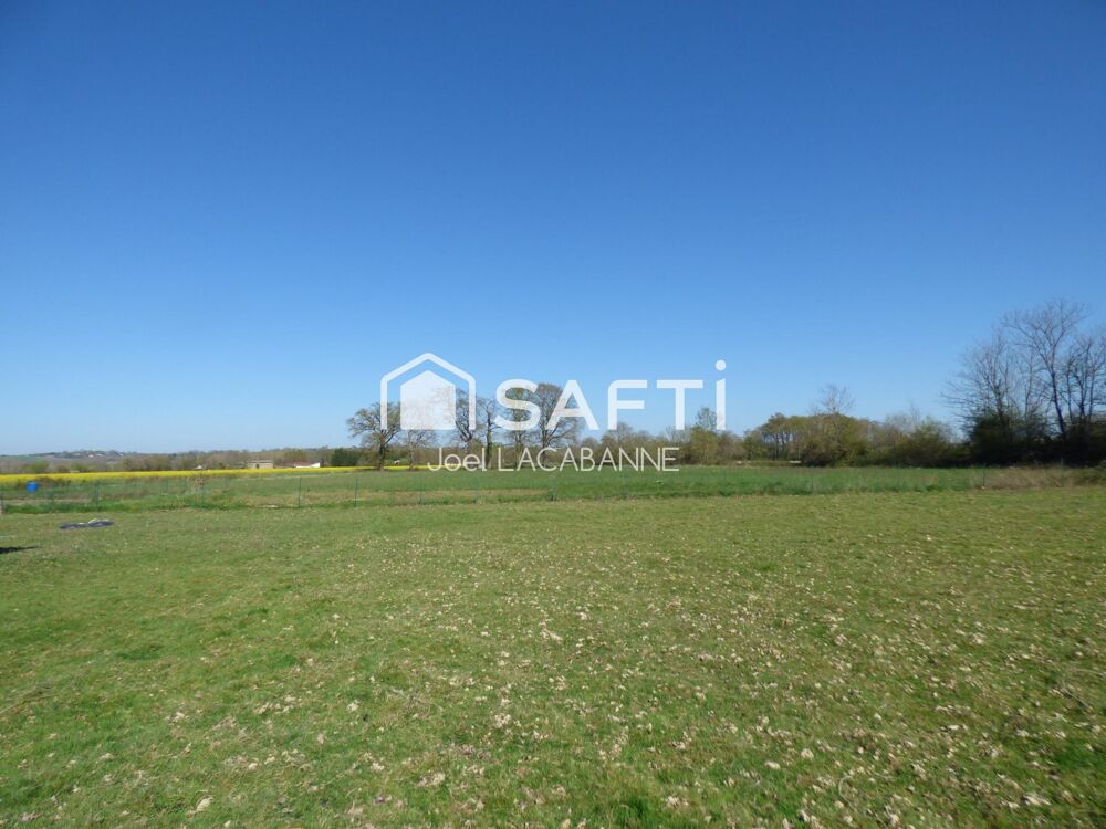 Villa plain pied, 4 chambres, garage, terrain de 7 796 m² (possible 1 ha en plus)