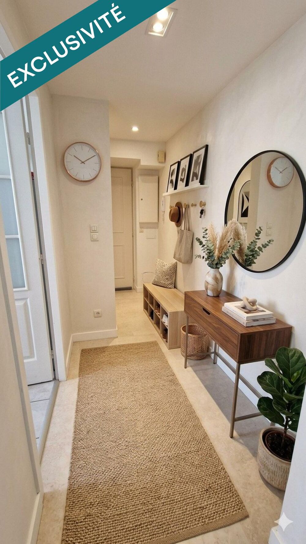 Lyon 6ème  Appartement 70m2 lumineux avec garage et vue sur jardin  Bellecombe/ Brotteaux