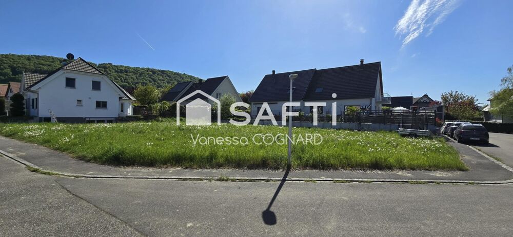 Vente Terrain Terrain constructible de 704 m² à Leymen – Emplacement idéal proche Suisse Leymen