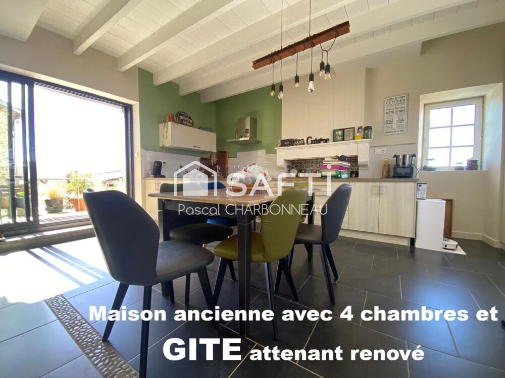 Vente Maison Maison ancienne avec 4 chambres et gite attenant renové Chantonnay