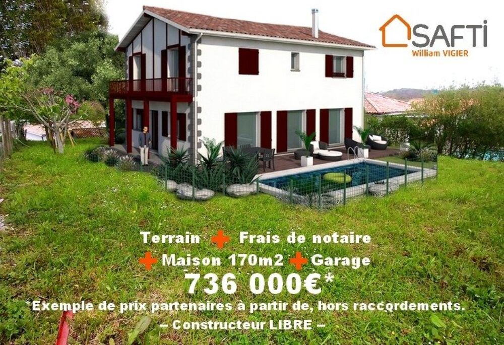 Vente Terrain Contre Biarritz terrain plat avec vue dégagée Anglet
