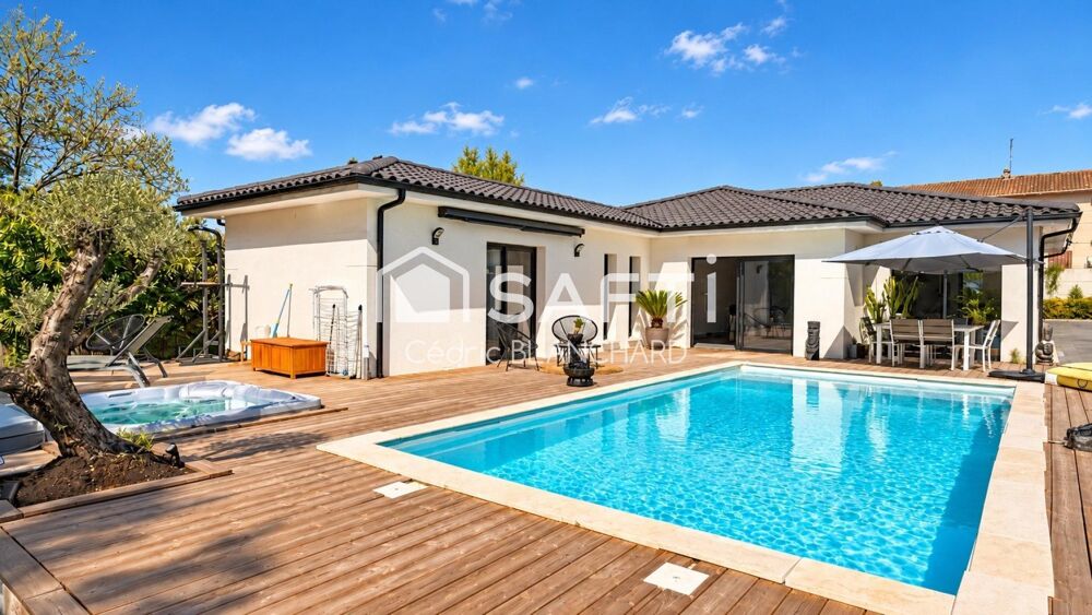 Contemporaine 4 chambres avec piscine chauffée, sauna et vue forêt