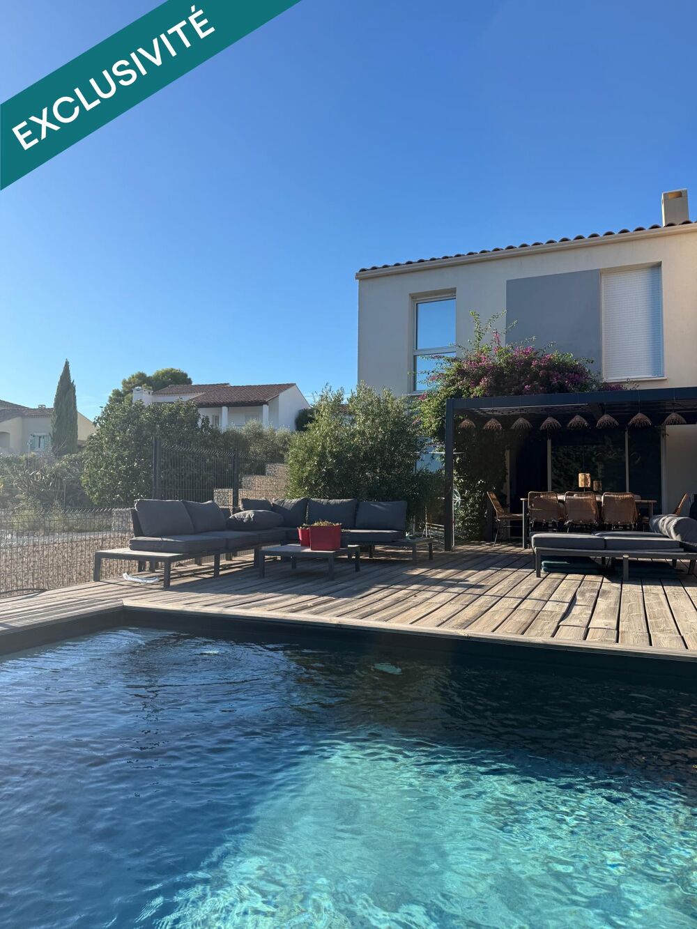Vente Maison Maison récente avec piscine & vue imprenable sur les oliviers La fare-les-oliviers