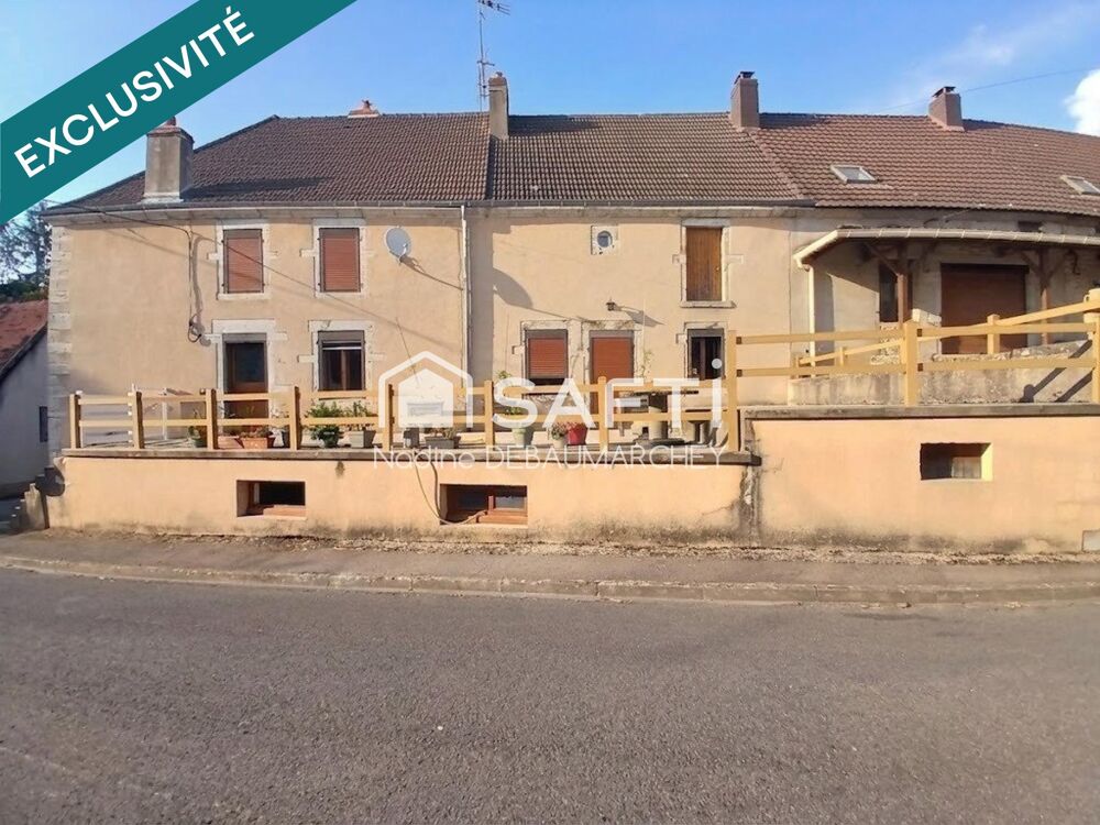 Maison de village, en pierre : 3/4 chambres, 1 espace bureau/jeux, sous-sol complet et terrasse