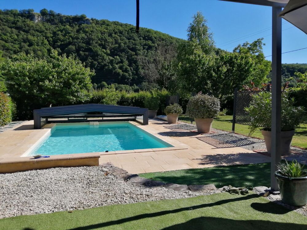 Vente Maison Maison spacieuse et lumineuse avec grand garage et piscine dans la vallée du Lot. Cadrieu