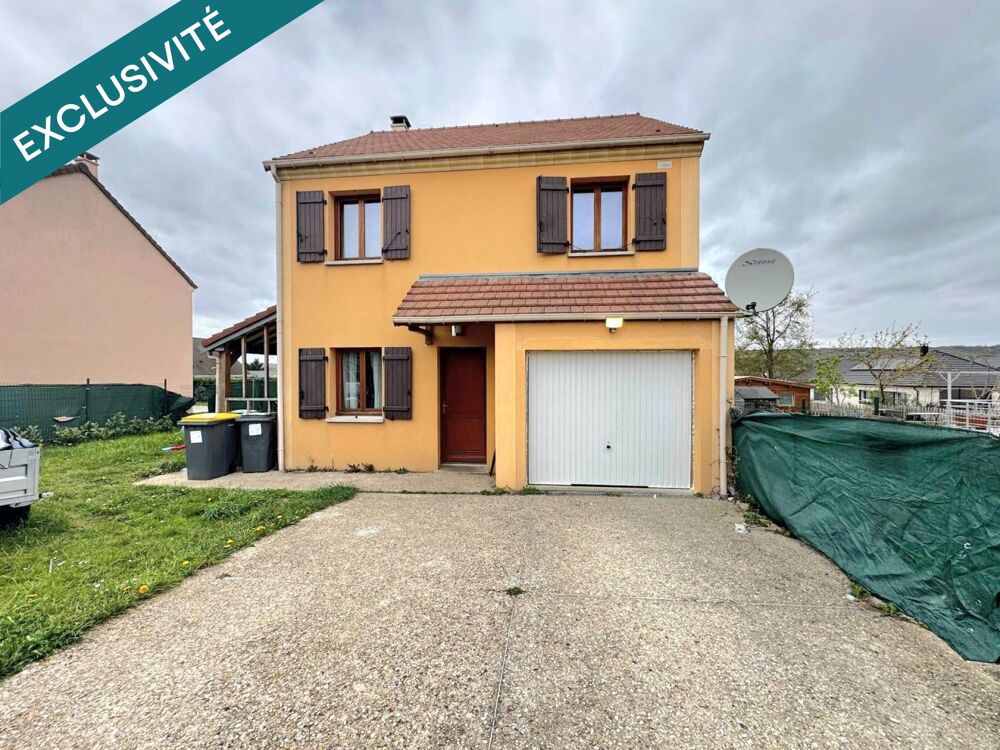 Vente Maison Maison 92 m2 - 3 chambres- 412 m2 terrain- garage-  Freneuse 78840 Freneuse