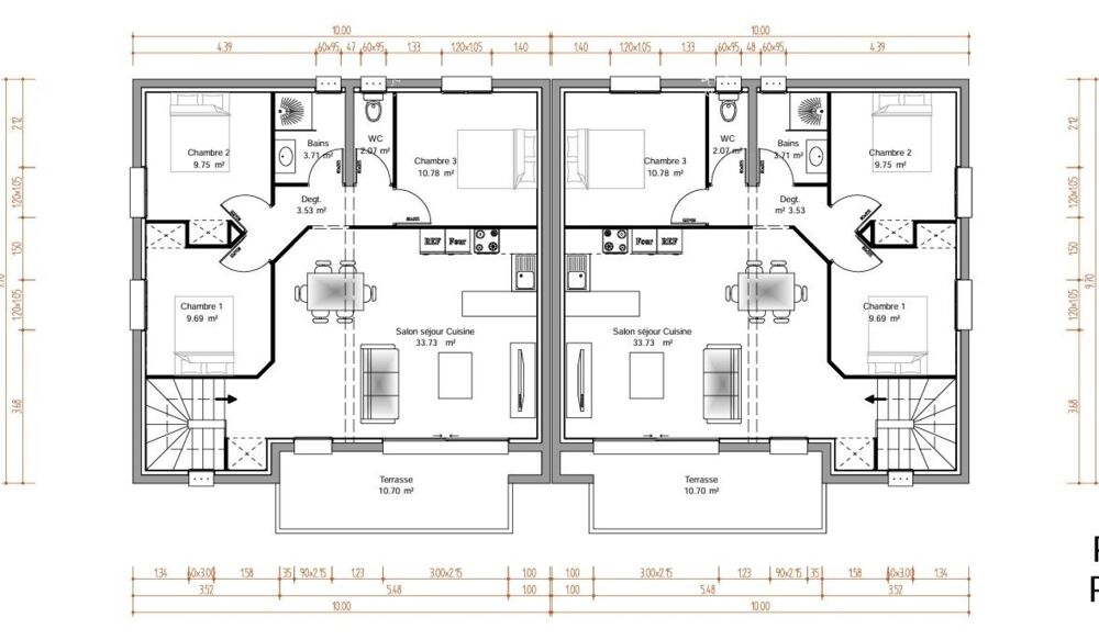 Vente Maison Plus qu'une villa disponible ! Ne manquez pas cette belle opportunité de devenir propriétaire d'une maison neuve à Rivesaltes. Rivesaltes